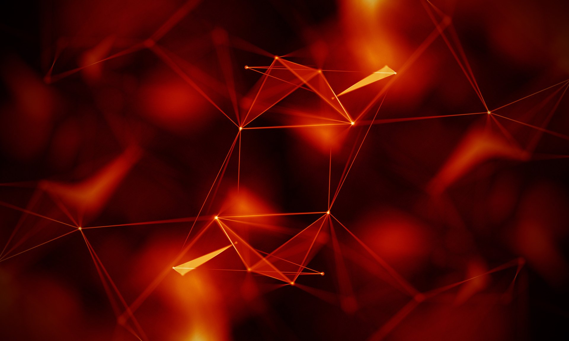 Red Digital Network Background